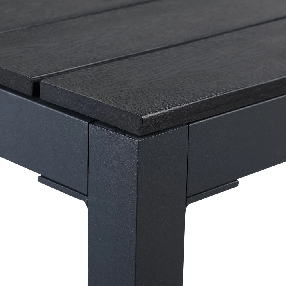 Garten-Sitzgruppe Bern 7-tlg. Anthrazit Alu WPC 12 Garten-Sitzgruppe Bern 7-tlg. Anthrazit Alu WPC – Bild 10