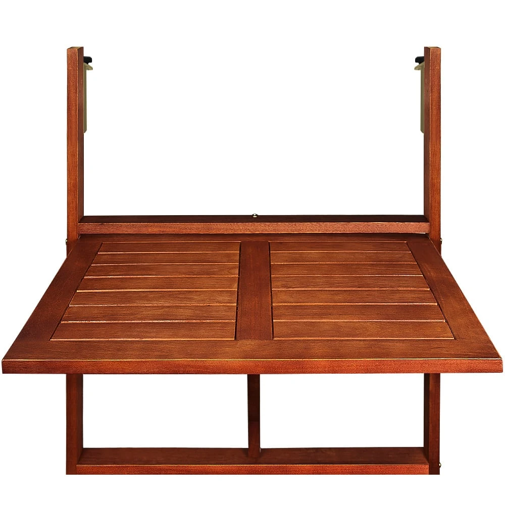 Balkonhängetisch Akazienholz 65x45x87cm FSC®-zertifiziert Klappbar 7 Balkonhängetisch Akazienholz 65x45x87cm FSC®-zertifiziert Klappbar – Bild 5