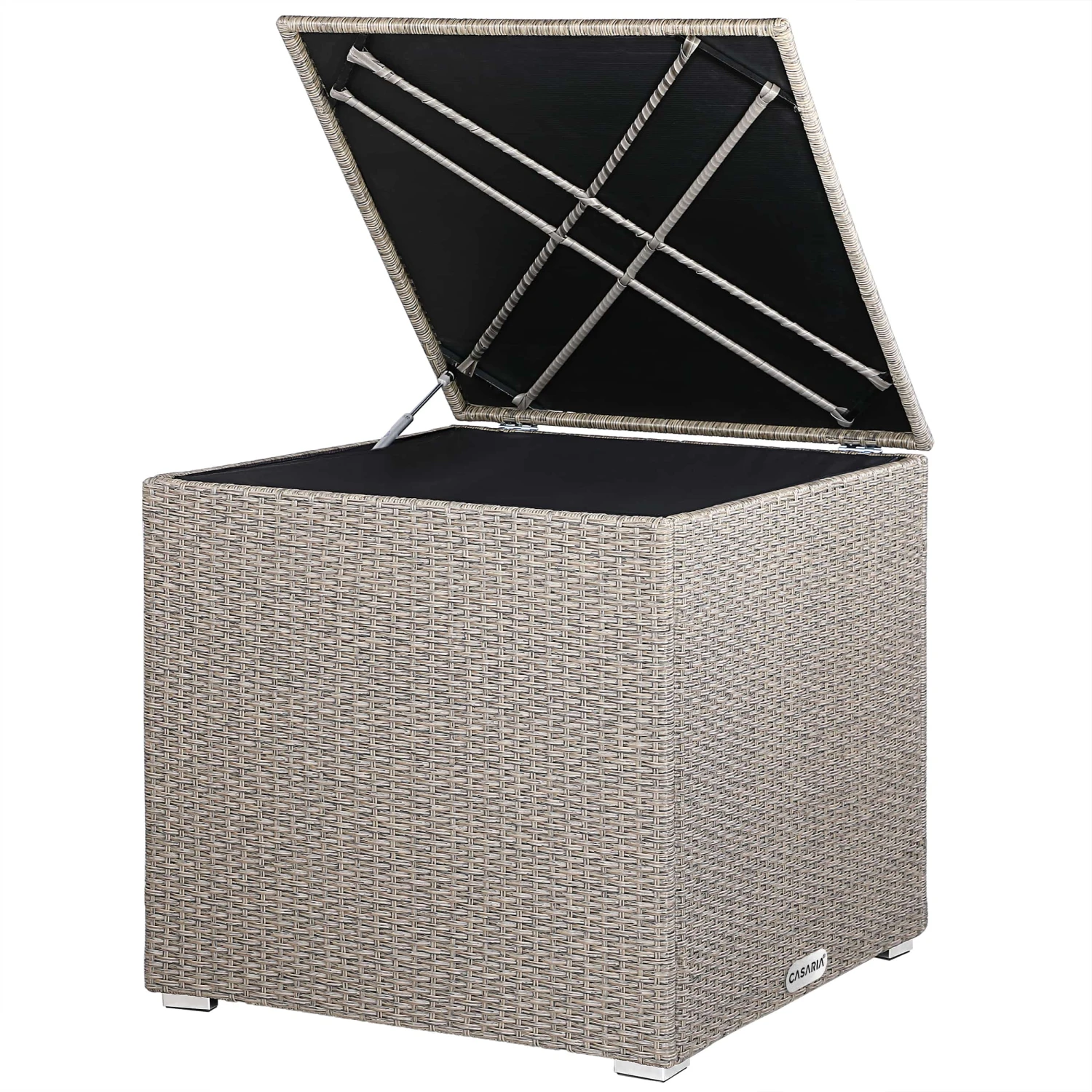 Polyrattan Auflagenbox Creme 318L 3 Polyrattan Auflagenbox Creme 318L