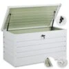 Abschließbare Auflagenbox Weiß Metall 2 Abschließbare Auflagenbox Weiß Metall -Gartenmöbel Geschäft 931e56163b5294b31e1530c4b46fb144 de 108581d 3
