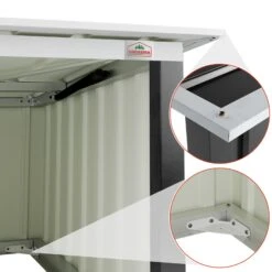 Mähroboter Garage Anthrazit Metall 89x90x54cm 13 Mähroboter Garage Anthrazit Metall 89x90x54cm -Gartenmöbel Geschäft 93a39a880aa5213ffd0fe22643c46383 de 109176d 2 1