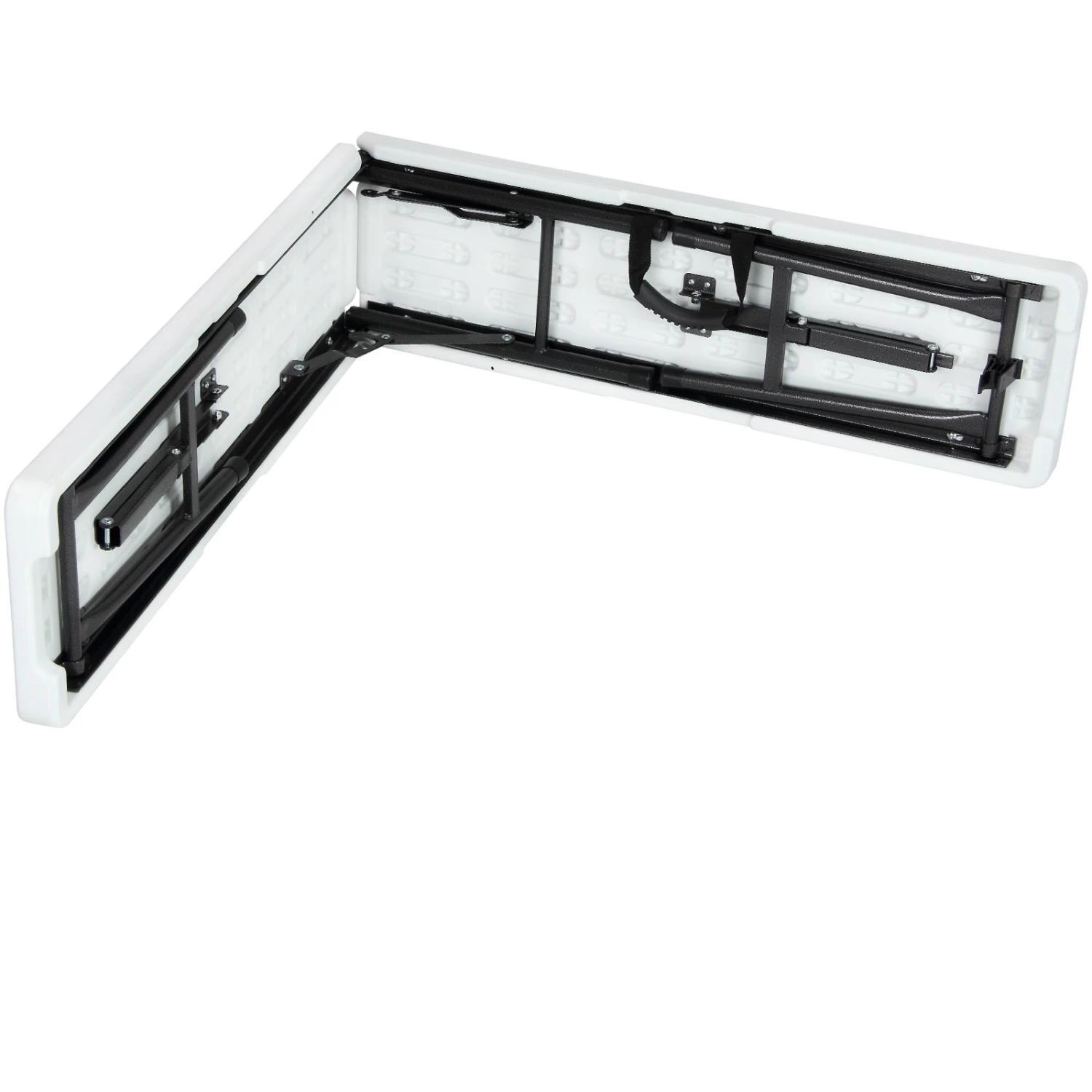 Bierbank 2er-Set Weiß Kunststoff 180cm 11 Bierbank 2er-Set Weiß Kunststoff 180cm – Bild 9