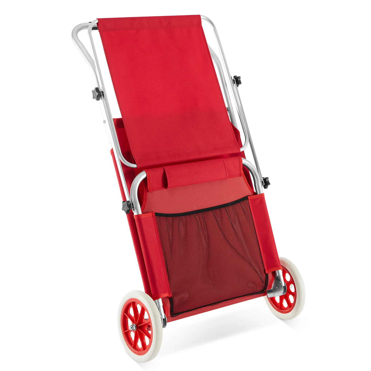 Sonnenliege Kreta Rot Alu Mit Rollen 7 Sonnenliege Kreta Rot Alu Mit Rollen – Bild 5