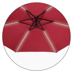 LED Solar Ampelschirm Mali Rot Ø330cm -Gartenmöbel Geschäft 96acece972bee8867b3ceb08275e967c de 107014d 10 1