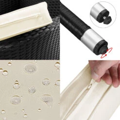 Polyrattan Garten-Sitzgruppe Riga 7-tlg. Schwarz -Gartenmöbel Geschäft 96add7d7054ff1561e6c30bd33ac5666 de 992866d 17 1