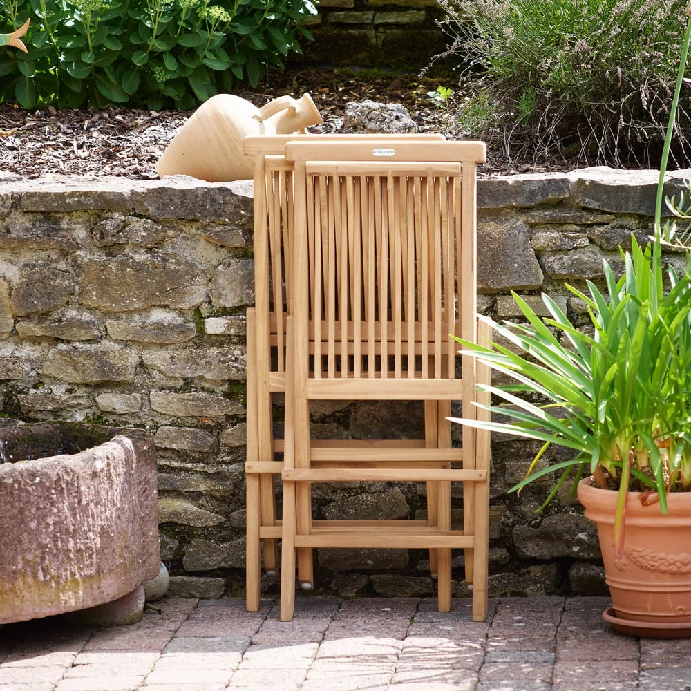 Gartenstuhl Cantaria 2er-Set Teakholz Klappbar 20 Gartenstuhl Cantaria 2er-Set Teakholz Klappbar – Bild 18