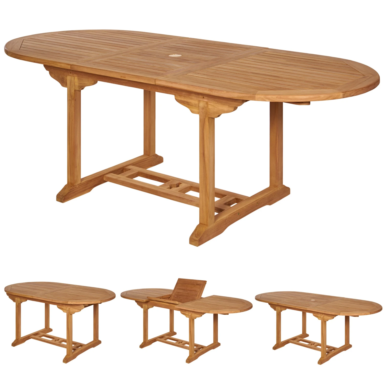 Garten-Sitzgruppe Bari 5-tlg. Teakholz 11 Garten-Sitzgruppe Bari 5-tlg. Teakholz – Bild 9