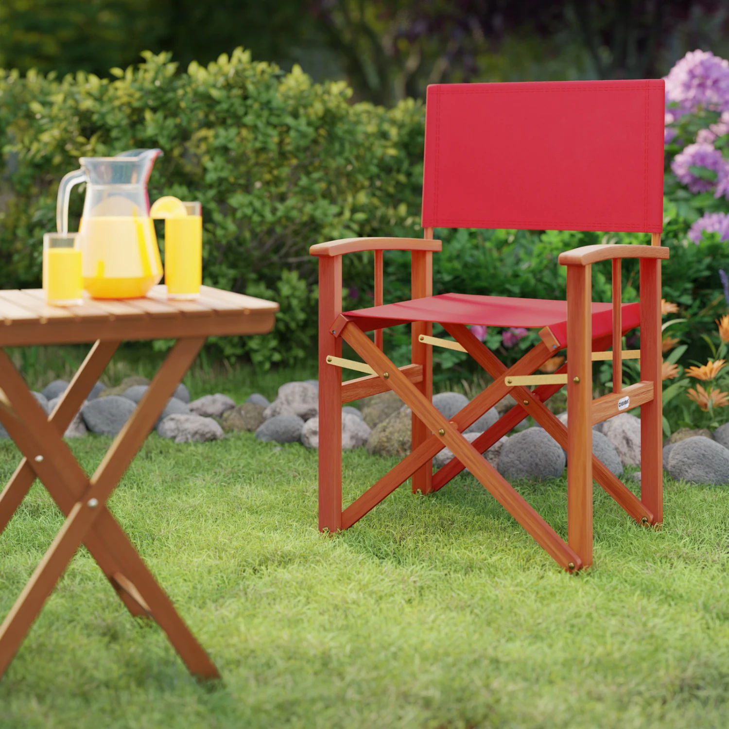 Regiestuhl Cannes Rot Eukalyptus FSC®-zertifiziert 9 Regiestuhl Cannes Rot Eukalyptus FSC®-zertifiziert – Bild 7