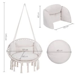 Hängesessel Creme 80x60x140cm 17 Hängesessel Creme 80x60x140cm -Gartenmöbel Geschäft 9c60c47ff9e4d8265955f43071e02a24 de 109256d 7 1