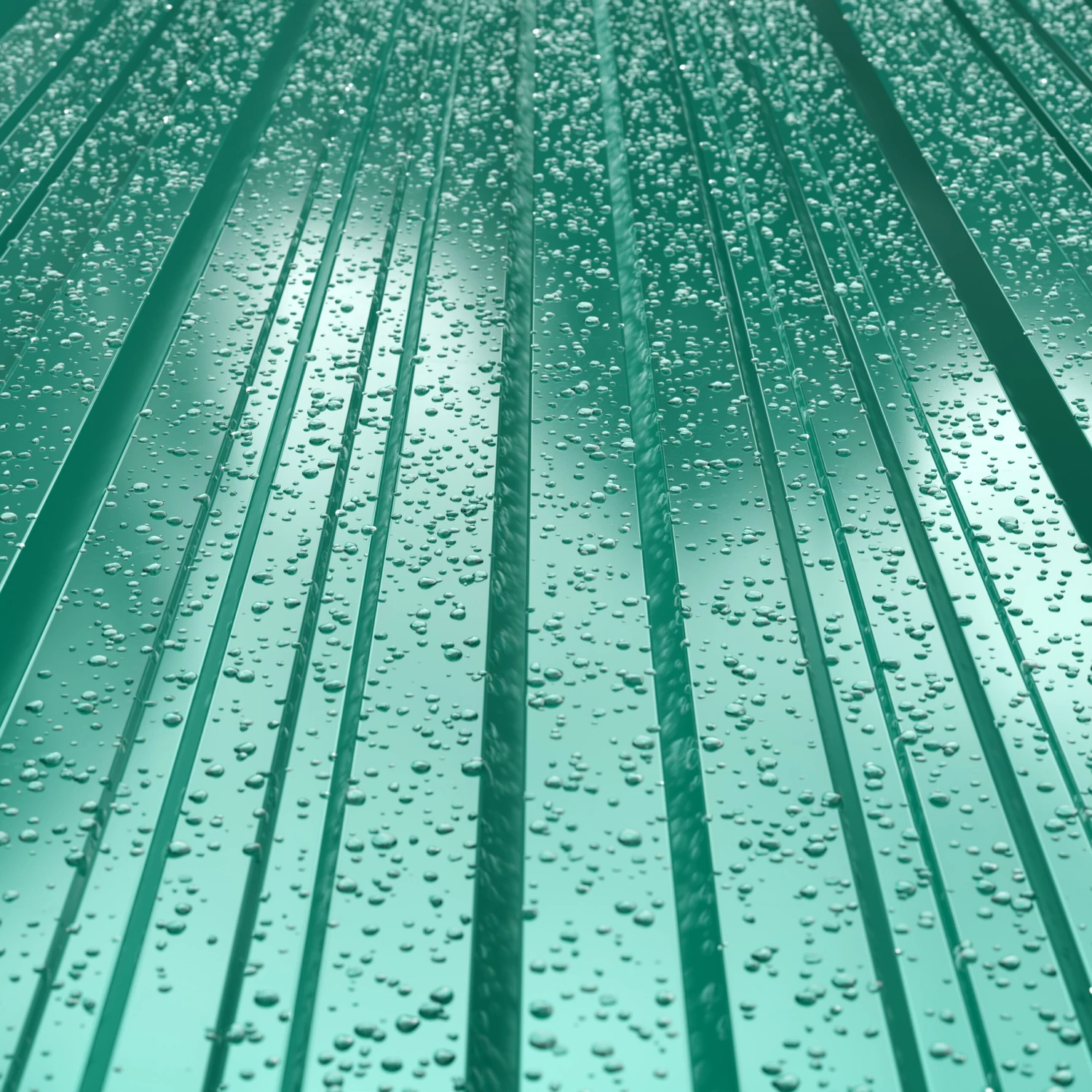 Trapezblech 12er-Set Grün 129x46cm Gelocht 5 Trapezblech 12er-Set Grün 129x46cm Gelocht – Bild 3