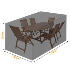 Abdeckung Vanamo Anthrazit 242x162x100cm -Gartenmöbel Geschäft a288c1b71234b99f937dce8a90eef937 de 108650d 12 1