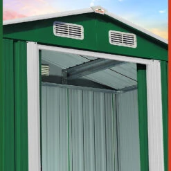 Geräteschuppen Grün Metall 312x257x177,5cm 16 Geräteschuppen Grün Metall 312x257x177,5cm -Gartenmöbel Geschäft a2d6246a5c511511c262245d3bce51bb de 990744d 34 1