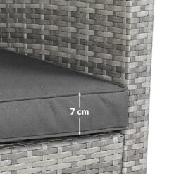 Polyrattan Ecklounge Lissabon Grau/Anthrazit Inkl. Kissen -Gartenmöbel Geschäft a45126049db16a7d0a96711527237711 de 994645d 9 1