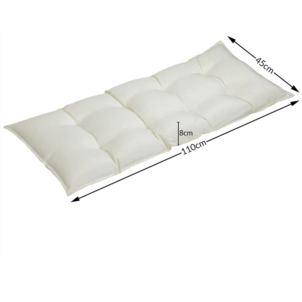 Bankauflage Creme 110x50x8cm 6 Bankauflage Creme 110x50x8cm – Bild 4
