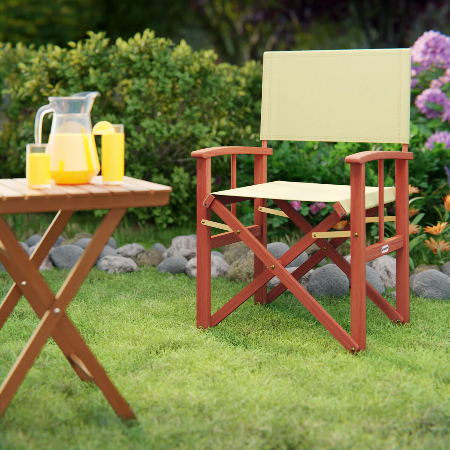 Regiestuhl Cannes Creme Eukalyptus FSC®-zertifiziert 4 Regiestuhl Cannes Creme Eukalyptus FSC®-zertifiziert – Bild 2