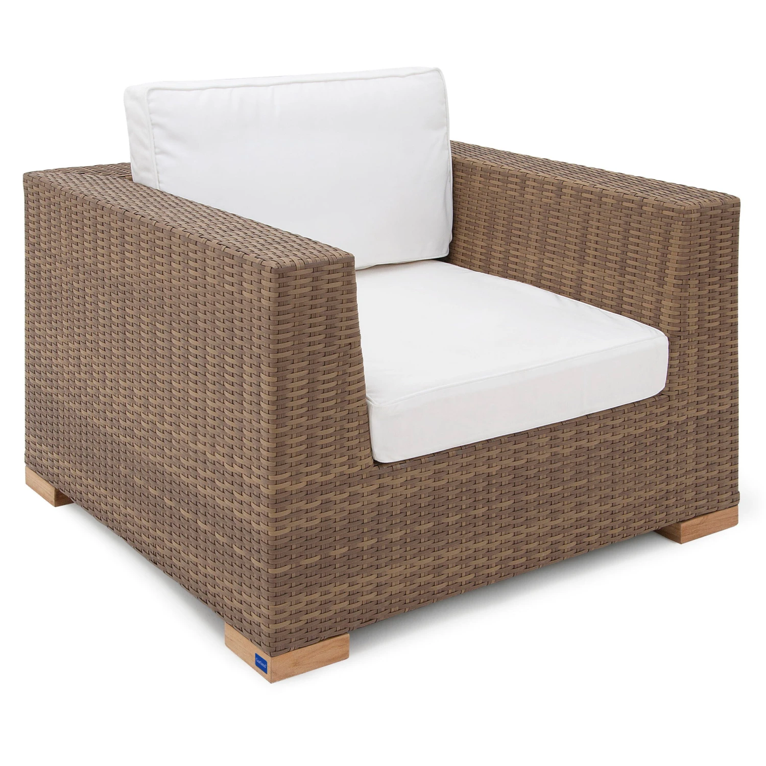 Polyrattan Sessel Havanna Natur/Braun 3 Polyrattan Sessel Havanna Natur/Braun