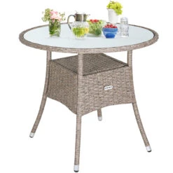 Polyrattan Tisch Creme Ø80cm 16 Polyrattan Tisch Creme Ø80cm -Gartenmöbel Geschäft ae9971eb021c8ea459f8d80080dff3f0 de 108000g1 1