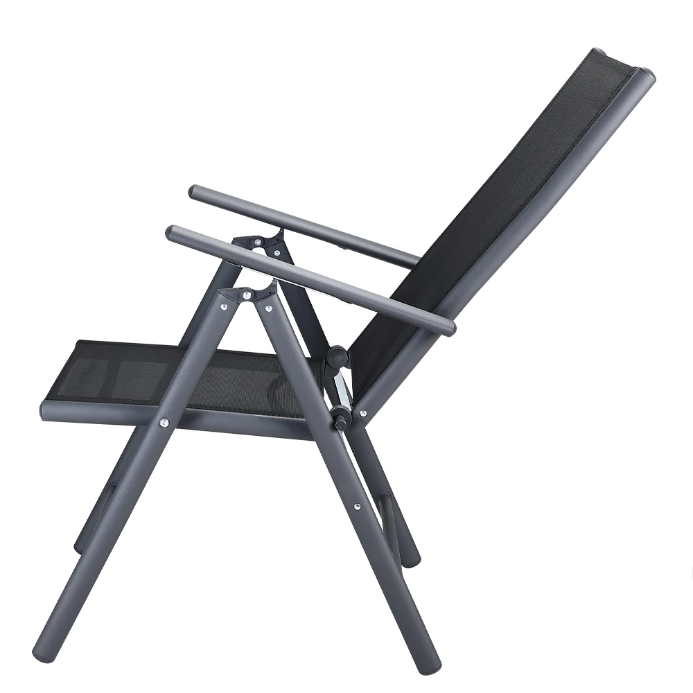 Garten-Sitzgruppe Bern 5-tlg. Anthrazit Alu WPC Tischplatte 15 Garten-Sitzgruppe Bern 5-tlg. Anthrazit Alu WPC Tischplatte – Bild 13