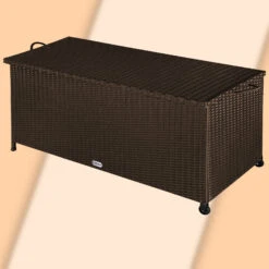 Polyrattan Auflagenbox Braun 122x56x61cm Rollen 29 Polyrattan Auflagenbox Braun 122x56x61cm Rollen -Gartenmöbel Geschäft b5b36685be5c87681e23c1e529b18fcb de 103761d 2