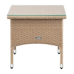 Polyrattan Beistelltisch Grau-Beige 50x50x45cm -Gartenmöbel Geschäft b85045b9801573e886eb28260c15db2f de 108636d 3 1 2