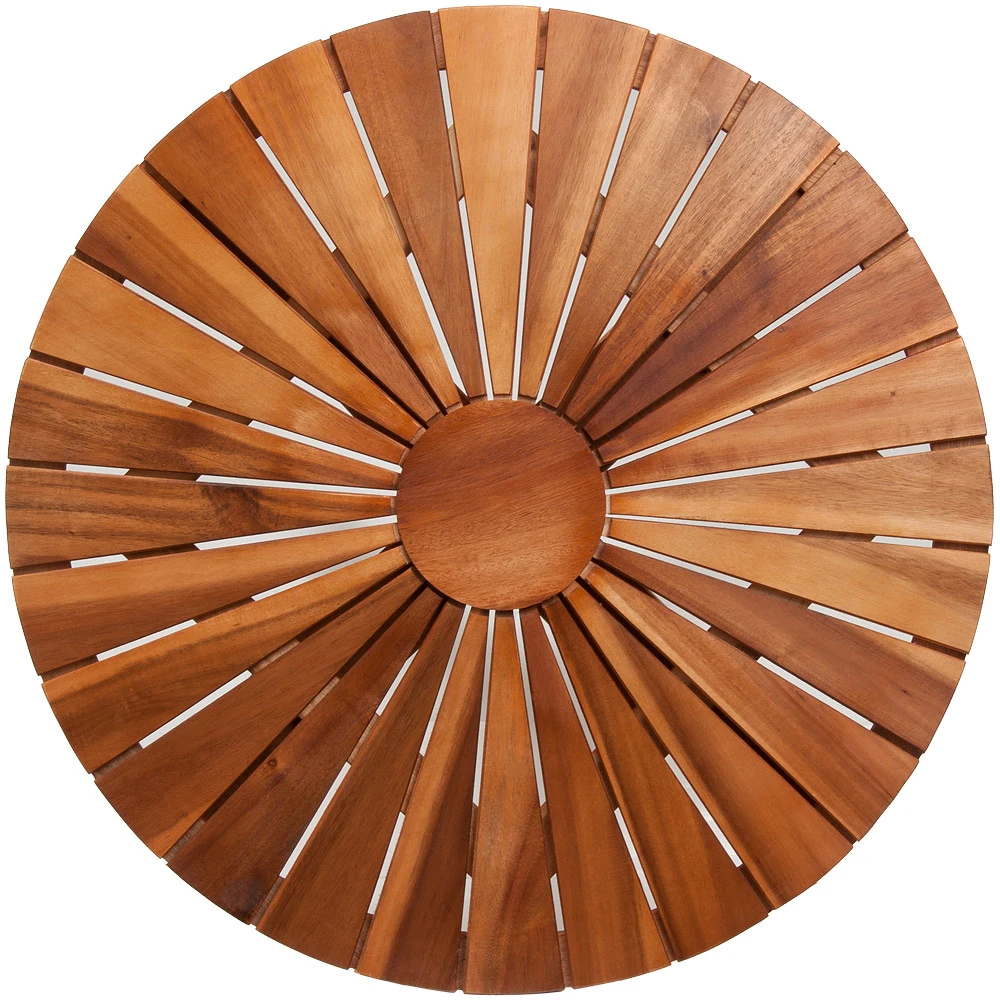 Sunrise Gartentisch Aus Vorgeöltem Akazienholz Ø70cm Braun 4 Sunrise Gartentisch Aus Vorgeöltem Akazienholz Ø70cm Braun – Bild 2