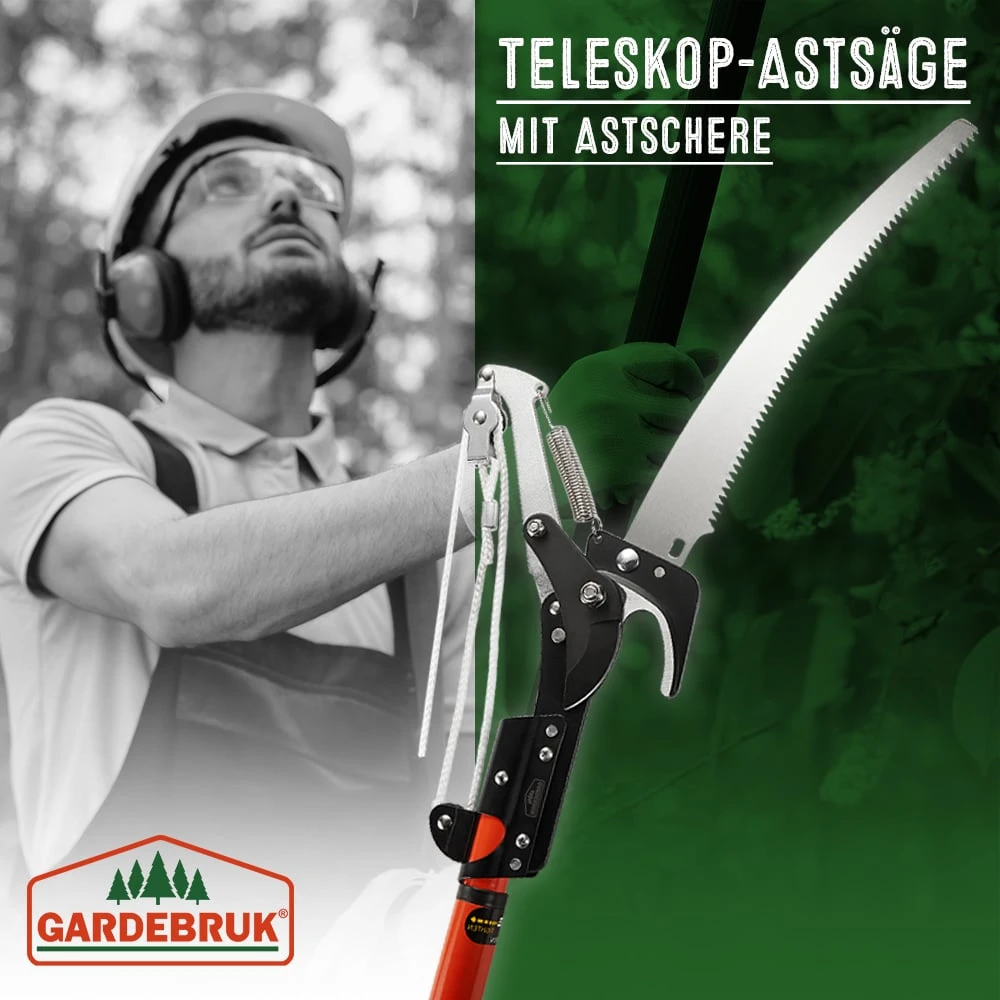 Teleskop-Astsäge Mit Astschere 4 Teleskop-Astsäge Mit Astschere – Bild 2