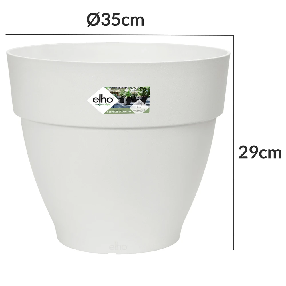 Elho Blumentopf Weiß 35x29cm 18,2L 7 Elho Blumentopf Weiß 35x29cm 18,2L – Bild 5