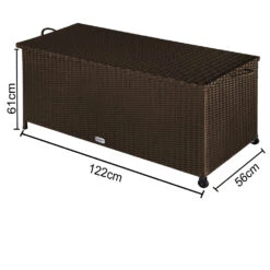 Polyrattan Auflagenbox Braun 122x56x61cm Rollen 36 Polyrattan Auflagenbox Braun 122x56x61cm Rollen -Gartenmöbel Geschäft bbf0bf36339cd52ab102895ab44bbc00 de 103761d 5