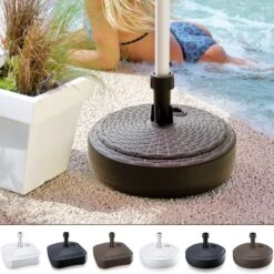 Schirmständer Braun Polyrattan Optik Ø39cm 9 Schirmständer Braun Polyrattan Optik Ø39cm -Gartenmöbel Geschäft bceb0688aa5f6bf2ab668801aad58dc3 a de 881015g 1 1