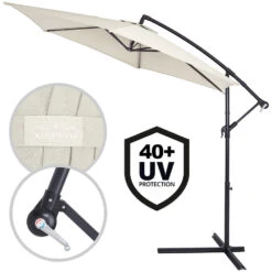 Ampelschirm Creme Alu Ø330cm UV-Schutz 50+ 20 Ampelschirm Creme Alu Ø330cm UV-Schutz 50+ -Gartenmöbel Geschäft c00c7d25031e0e62efe46c3001b0fa85 de 104085g 3