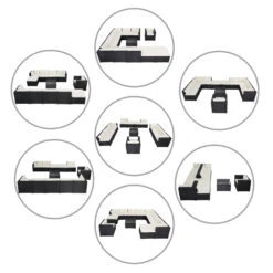 Polyrattan Ecklounge XXXL Schwarz/Creme Inkl. Kissen 18 Polyrattan Ecklounge XXXL Schwarz/Creme Inkl. Kissen -Gartenmöbel Geschäft c2acddacb346f2a9067254e4c6dda4b2 de 995175d 2 1