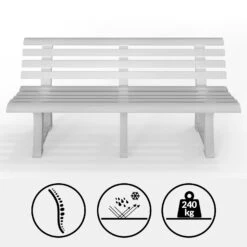 Gartenbank Orchidea Weiß 145x49x74cm 14 Gartenbank Orchidea Weiß 145x49x74cm -Gartenmöbel Geschäft c40644e81c37731ddbe29968c21a9c7a de 108194d 10