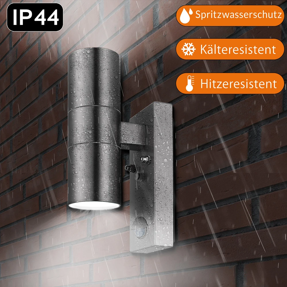 Wandleuchte Lilac Edelstahl Tag/Nacht-Sensor 7 Wandleuchte Lilac Edelstahl Tag/Nacht-Sensor – Bild 5