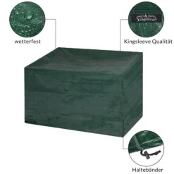Abdeckung 2-Sitzer Gartenbank Grün 135x66x88/70cm -Gartenmöbel Geschäft c7217a54c7aa1dd686dc70e4a8d6a535 de 108866d 5 3