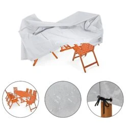 Abdeckung Sitzgarnitur Vanamo Silber 420D Oxford 242x162x100cm -Gartenmöbel Geschäft c81bc3ab62199fa9f18f8dfa93fe32af de 107077d 4