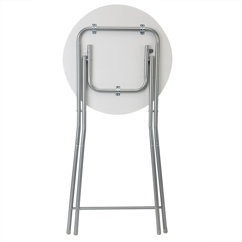 Stehtisch Weiß Holzdekor Ø60cm Klappbar 15 Stehtisch Weiß Holzdekor Ø60cm Klappbar – Bild 13