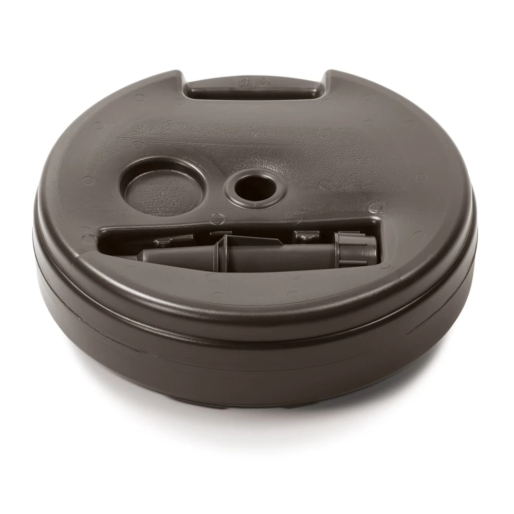 Schirmständer Braun Polyrattan Optik Ø39cm 5 Schirmständer Braun Polyrattan Optik Ø39cm – Bild 3