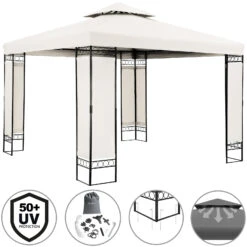 Pavillon Lorca Creme 3x3m 17 Pavillon Lorca Creme 3x3m -Gartenmöbel Geschäft cdcaf52627c556a5f9b40abb72d74b19 de 108720g 1