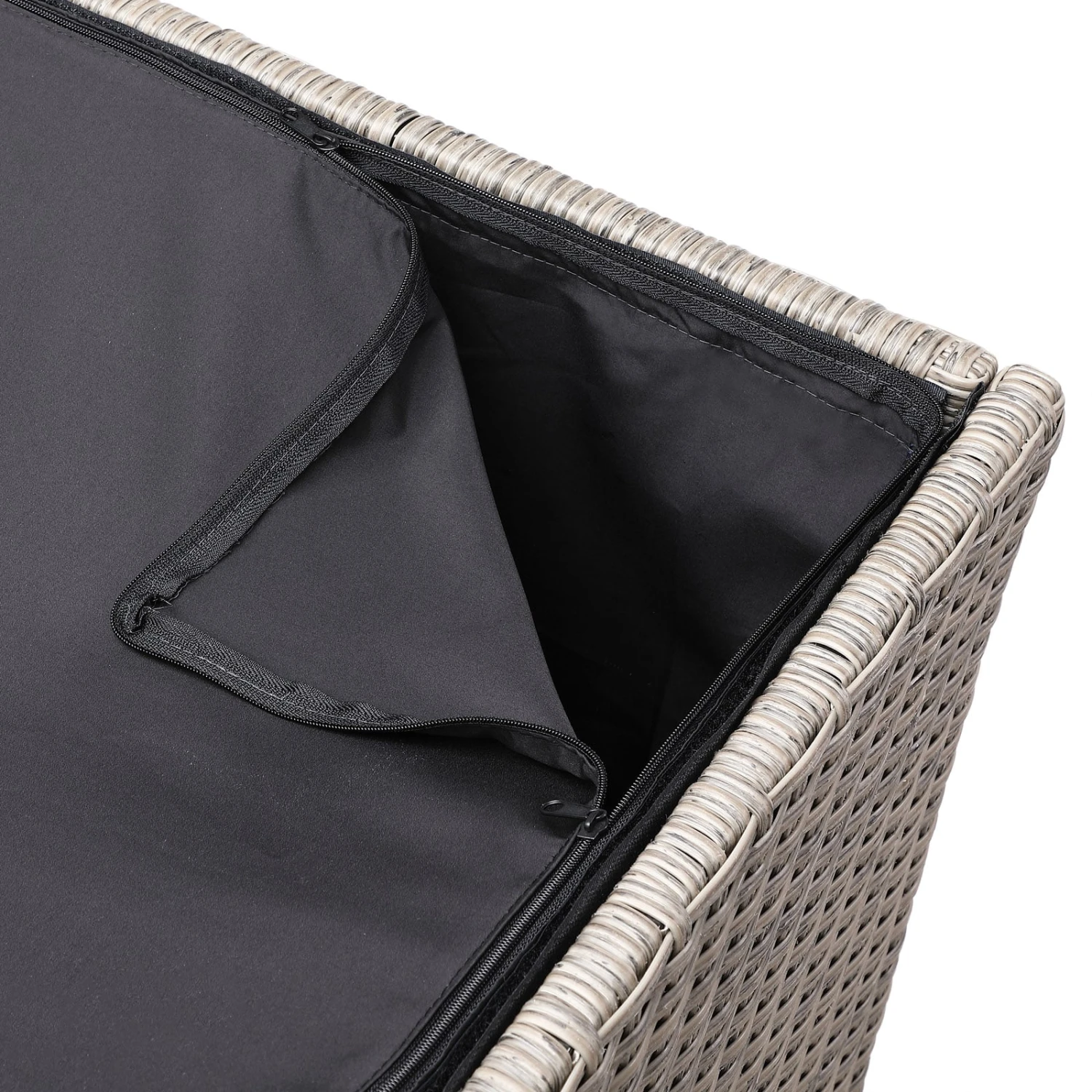 Polyrattan Auflagenbox Creme 318L 6 Polyrattan Auflagenbox Creme 318L – Bild 4