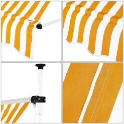 Klemmmarkise Gelb/Weiß 350cm 14 Klemmmarkise Gelb/Weiß 350cm -Gartenmöbel Geschäft d391e1987040663b28f4091836698b3b de 108293d 5gelb 1