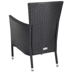 Polyrattan Gartenstuhl 6er-Set Schwarz Stapelbar -Gartenmöbel Geschäft d3bb6cb5c7e1f269135c2bd3b1343a34 de 109139d 1 1 1 1