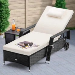 Polyrattan Sonnenliege Schwarz/Creme 193x90x43cm 13 Polyrattan Sonnenliege Schwarz/Creme 193x90x43cm -Gartenmöbel Geschäft d4680aaa4ea0b4feb2888293a751e35b de 995627d 12 1 1