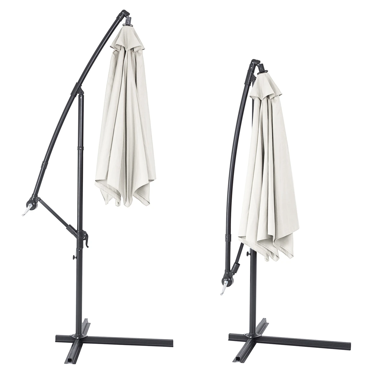 Ampelschirm Creme Alu Ø330cm UV-Schutz 50+ 8 Ampelschirm Creme Alu Ø330cm UV-Schutz 50+ – Bild 6