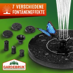Solar Springbrunnen Schwarz 180L/h 160mm 25 Solar Springbrunnen Schwarz 180L/h 160mm -Gartenmöbel Geschäft d49e8d1037419d54e6a58be6d3fde014 03 109565 on dts web low de 1