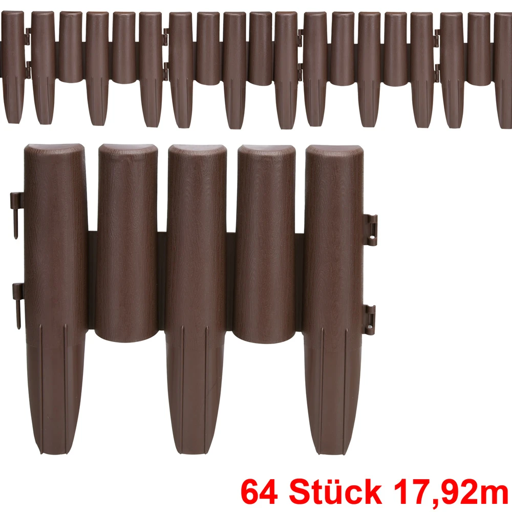 Beeteinfassung 8er-Set Braun 17,92m 5 Beeteinfassung 8er-Set Braun 17,92m – Bild 3