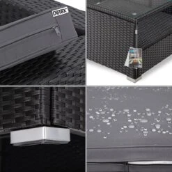 Polyrattan Ecklounge Schwarz/Anthrazit Dicke Rückenpolster 13 Polyrattan Ecklounge Schwarz/Anthrazit Dicke Rückenpolster -Gartenmöbel Geschäft d9d35fd204c33654f25643956745daff de 995174d 26 1