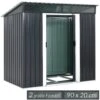 Geräteschuppen Anthrazit Metall 196x122x180cm 1 Geräteschuppen Anthrazit Metall 196x122x180cm -Gartenmöbel Geschäft da875e14be8c7e1445719f597b78e08b de 993483g 1