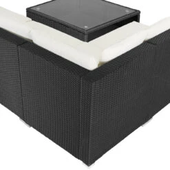 Polyrattan Ecklounge XXXL Schwarz/Creme Inkl. Kissen 25 Polyrattan Ecklounge XXXL Schwarz/Creme Inkl. Kissen -Gartenmöbel Geschäft dab2d3cd42d7adabdbb036a53cb555a1 de 995175d 4 1