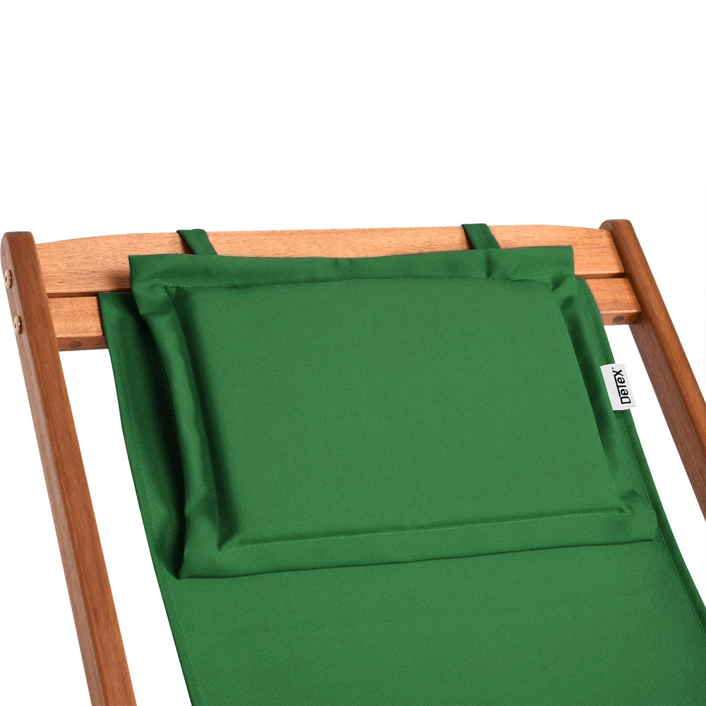 Sonnenliege Grün Akazienholz 94x60x94cm 4 Sonnenliege Grün Akazienholz 94x60x94cm – Bild 2