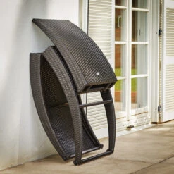 Polyrattan-Sonnenliege Halbmond Schwarz Klappbar 16 Polyrattan-Sonnenliege Halbmond Schwarz Klappbar -Gartenmöbel Geschäft dd60cba3050ca6f6926203b6e78e34b3 de 106243d 13 1